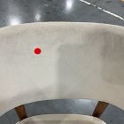 Open Box: Hyde Dining Chair - Deluxe Velvet Clay, Cool Walnut