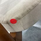 Open Box: Hyde Dining Chair - Deluxe Velvet Clay, Cool Walnut