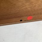 Open Box: Mid Century Bathroom Storage Cabinet - Acorn, Antique Brass