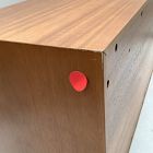 Open Box: Mid Century Bathroom Storage Cabinet - Acorn, Antique Brass