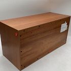 Open Box: Mid Century Bathroom Storage Cabinet - Acorn, Antique Brass