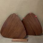 Open Box: Retro Tripod Coffee Table (32") - Walnut