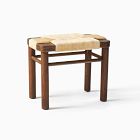 Open Box: Mahogany Woven Rope Stool (20") - Russet