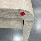 Open Box: Solstice Painted Raffia Desk (48") - Whitewash