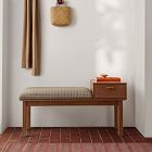 Emma Chamberlain Upholstered Telephone Bench (42")