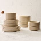 Straight-Sided Stoneware Dinnerware (Set of 16)