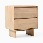 Open Box: Anton Solid Wood Nightstand (22") - Cerused White
