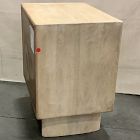 Open Box: Anton Solid Wood Nightstand (22") - Cerused White