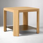 Open Box: Warrington Side Table (20") - Blonde, Warm Brass