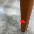 Open Box: Wayne Leather Armless Counter Stool (26") - Saddle Leather Nut, Cool Walnut