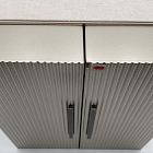 Open Box: Modern Fluted Jewelry Box, Cube (10"H) - Champagne