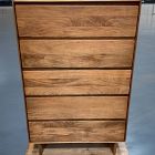 Open Box: Anton Solid Wood 5-Drawer Dresser (36") - Burnt Wax