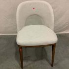 Open Box: Boerum Dining Chair - Performance Chenille Tweed Sand, Burnt Wax