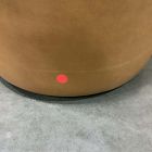 Open Box: Isla Leather Ottoman (17"W) - Ludlow Leather Sesame