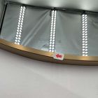 Open Box: Rounded Edge Bath Mirror - Brass