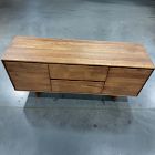 Open Box: Anton Solid Wood Buffet (63") - Burnt Wax