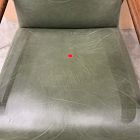 Open Box: Mid-Century Leather Show Wood Chair - Saddle Leather Banker, Espresso