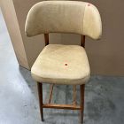 Open Box: Hyde Leather Bar Stool (30"H) - Ludlow Leather Cumin, Cool Walnut