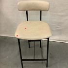 Open Box: Grier Leather Counter Stool (26") - Ludlow Leather Sand, Textured Antique Bronze