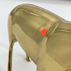 Open Box: Metal Reindeer Object, Standing - Brass