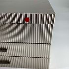 Open Box: Modern Fluted Jewelry Box, Grand (7.5"H) - Champagne