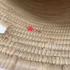 Open Box: Wooden Handle Lidded Hamper, Large (19.5"D x 21.5"H)