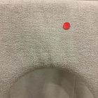 Open Box: Boerum Dining Chair - Performance Chenille Tweed Sand, Burnt Wax