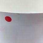 Open Box: Ciro Metal Standing Planter, Wide (14"D x 16"H) - White/Gold