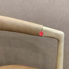 Open Box: Irvine Dining Chair (29") Ludlow Leather Sesame, Blonde