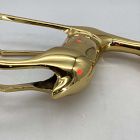 Open Box: Metal Reindeer Object, Standing - Brass
