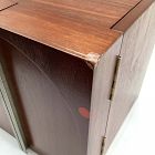 Open Box: Modern Shaped Jewelry Box, Cube (10"H) - Cool Walnut