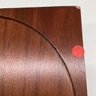 Open Box: Modern Shaped Jewelry Box, Cube (10"H) - Cool Walnut