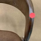 Open Box: Scooper Ash Wood Leather Counter Stool (38.75") - Sonoma Cocoa