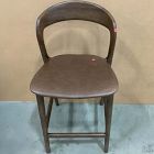 Open Box: Scooper Ash Wood Leather Counter Stool (38.75") - Sonoma Cocoa