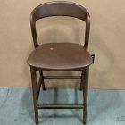 Open Box: Scooper Ash Wood Leather Counter Stool (38.75") - Sonoma Cocoa