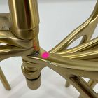 Open Box: Art Deco Metal Menorah - Antique Brass