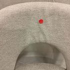 Open Box: Boerum Dining Chair - Performance Chenille Tweed Sand, Burnt Wax