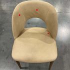 Open Box: Boerum Leather Dining Chair - Ludlow Leather Sand, Burnt Wax