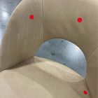 Open Box: Boerum Leather Dining Chair - Ludlow Leather Sand, Burnt Wax