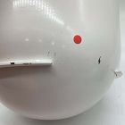 Open Box: Ciro Metal Standing Planter, Tall (12"D x 24"H) - White/Gold