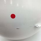 Open Box: Ciro Metal Standing Planter, Tall (12"D x 24"H) - White/Gold