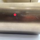 Open Box: Ciro Metal Standing Planter, Tall (12"D x 24"H) - White/Gold