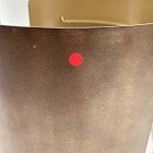 Open Box: Ciro Metal Standing Planter, Wide (14"D x 16"H) - White/Gold