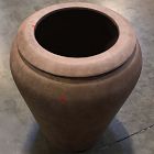 Open Box: Colin King Washed Ficonstone Planter, Large 22.4"D x 26"H - Sand