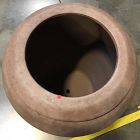 Open Box: Colin King Washed Ficonstone Planter, Large 22.4"D x 26"H - Sand