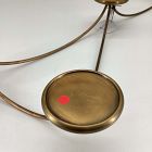 Open Box: Curved Metal Votive Centerpiece, 5 Candle - Brass