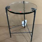 Open Box: Ellery Side Table (16") - Dark Bronze, Glass