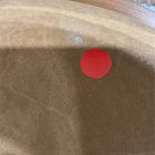 Open Box: Ezra Counter Stool (26") - Ludlow Leather Sesame, Cool Walnut