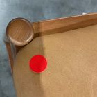 Open Box: Ezra Counter Stool (26") - Ludlow Leather Sesame, Cool Walnut