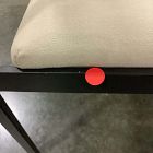 Open Box: Freeman Pivot Dining Chair - Performance Velvet Sand, Antique Textured Bronze/Champagne Bronze